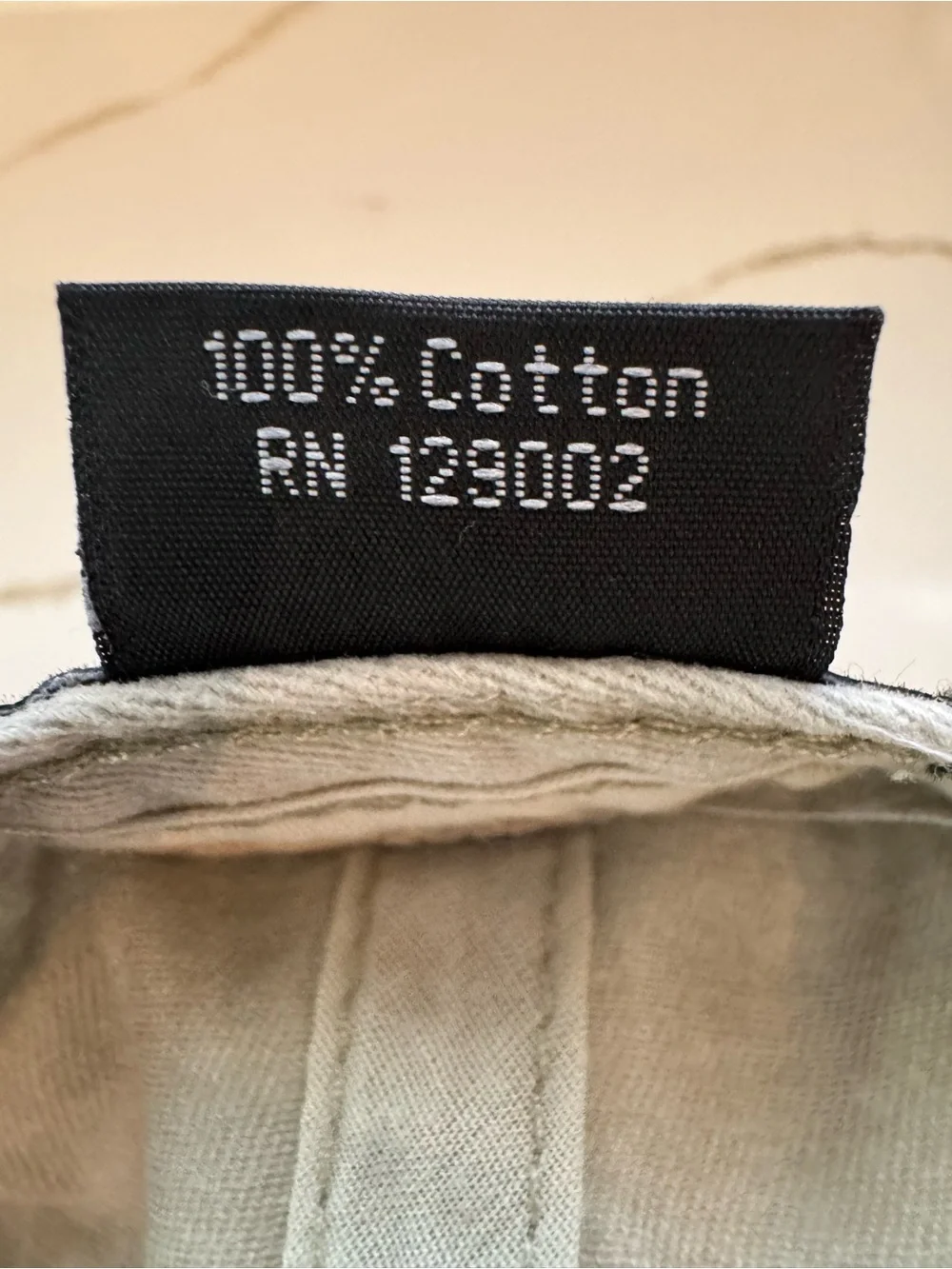 NWOT JOAH BROWN Sage Green Washed Cotton Embroidered Dad Hat OSFM - Picture 9 of 9